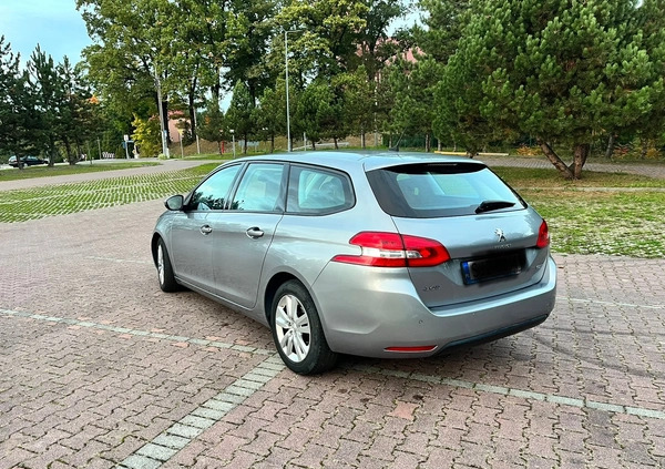 Peugeot 308 cena 45000 przebieg: 112299, rok produkcji 2015 z Mszczonów małe 22